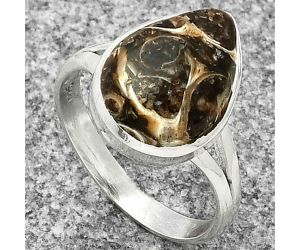 Natural Turtella Jasper - USA Ring size-8 SDR181312 R-1005, 11x15 mm