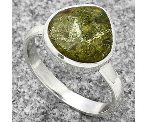 Dragon Blood Stone - South Africa Ring size-7.5 SDR181316 R-1004, 11x11 mm