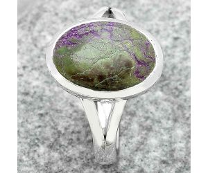 Natural Purpurite - South Africa Ring size-8.5 SDR181545 R-1005, 9x13 mm