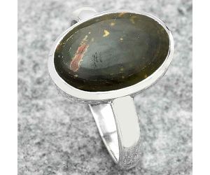 Natural Cherry Creek Ring size-8.5 SDR181574 R-1004, 9x14 mm