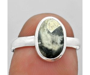 Natural Maligano Jasper - Indonesia Ring size-7 SDR181616 R-1004, 7x10 mm