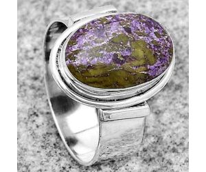 Natural Purpurite - South Africa Ring size-7.5 SDR182064 R-1521, 10x14 mm