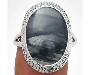 Natural Picasso Jasper Ring size-8.5 SDR182159 R-1307, 13x18 mm