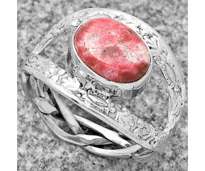 Natural Pink Thulite - Norway Ring size-9.5 SDR182224 R-1426, 8x10 mm