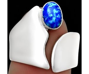 Adjustable - Fire Opal Ring size-7 SDR182497 R-1520, 5x7 mm