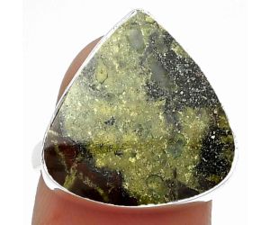 Dragon Blood Stone - South Africa Ring size-7.5 SDR182918 R-1001, 18x19 mm
