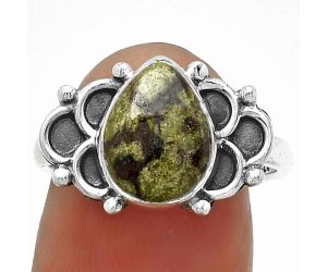 Dragon Blood Stone - South Africa Ring size-8 SDR183072 R-1104, 8x11 mm