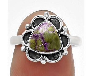 Natural Purpurite - South Africa Ring size-6 SDR183080 R-1092, 8x8 mm