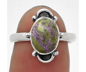 Natural Purpurite - South Africa Ring size-6 SDR183192 R-1098, 7x10 mm