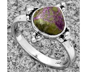 Natural Purpurite - South Africa Ring size-7 SDR183326 R-1127, 9x9 mm
