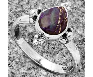 Copper Purple Turquoise - Arizona Ring size-7 SDR183343 R-1127, 7x9 mm