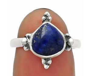 Natural Lapis Lazuli - Afghanistan Ring size-7 SDR183353 R-1127, 9x9 mm