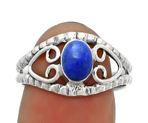 Natural Lapis Lazuli - Afghanistan Ring size-8 SDR183394 R-1143, 5x7 mm