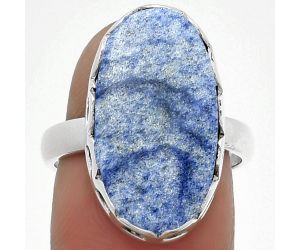 Natural Blue Scheelite - Turkey Ring size-7.5 SDR183485 R-1428, 12x21 mm