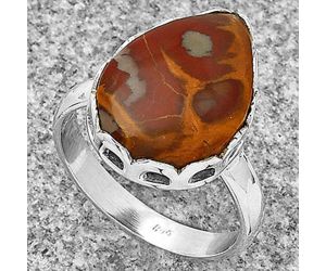 Natural Noreena Jasper Ring size-8.5 SDR183489 R-1428, 13x18 mm