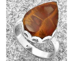 Natural Noreena Jasper Ring size-8.5 SDR183508 R-1428, 14x19 mm