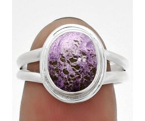 Natural Purpurite - South Africa Ring size-7 SDR183641 R-1156, 8x10 mm