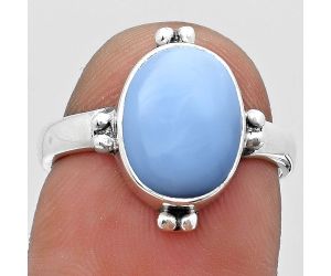 Natural Owyhee Opal Ring size-6.5 SDR184040 R-1127, 9x11 mm