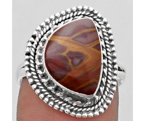 Natural Noreena Jasper Ring size-8.5 SDR184075 R-1447, 10x14 mm