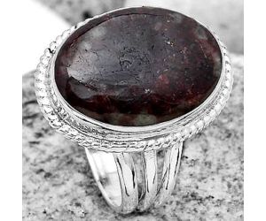 Natural Russian Eudialyte Ring size-8 SDR184313 R-1010, 13x18 mm