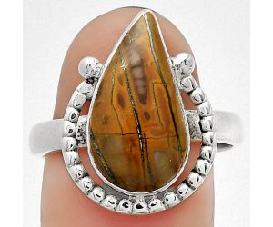 Natural Noreena Jasper Ring size-9 SDR184361 R-1518, 9x17 mm