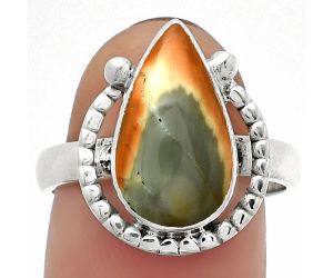 Natural Imperial Jasper - Mexico Ring size-8 SDR184362 R-1518, 9x15 mm