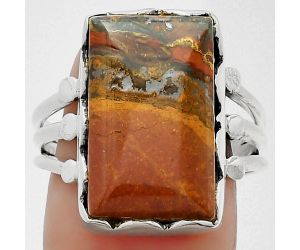 Natural Rare Cady Mountain Agate Ring size-9 SDR184396 R-1338, 12x18 mm