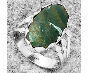 Natural Larsonite Jasper Ring size-8 SDR184402 R-1338, 11x19 mm