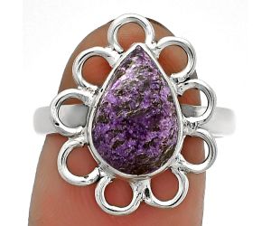 Natural Purpurite - South Africa Ring size-7.5 SDR184445 R-1527, 8x12 mm
