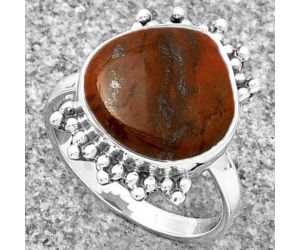 Natural Cherry Creek Ring size-8.5 SDR185175 R-1223, 14x14 mm