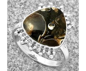 Natural Turtella Jasper - USA Ring size-8.5 SDR185185 R-1223, 14x14 mm