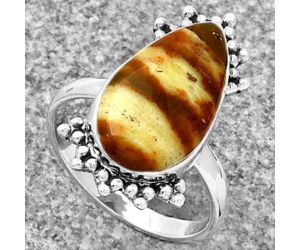 Natural Candy Opal Ring size-8.5 SDR185204 R-1223, 11x19 mm