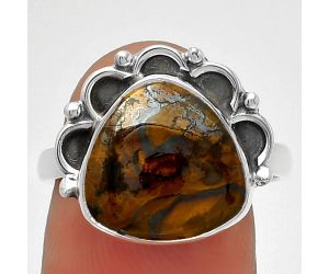 Natural Rare Cady Mountain Agate Ring size-8 SDR185217 R-1216, 12x12 mm
