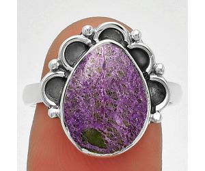 Natural Purpurite - South Africa Ring size-8 SDR185221 R-1216, 10x14 mm
