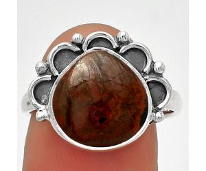 Natural Cherry Creek Ring size-8 SDR185232 R-1216, 12x12 mm