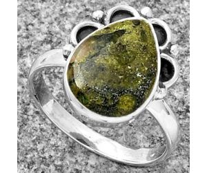 Dragon Blood Stone - South Africa Ring size-8 SDR185234 R-1216, 10x14 mm