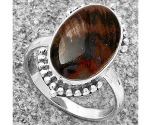Natural Cherry Creek Ring size-8.5 SDR185270 R-1091, 11x17 mm