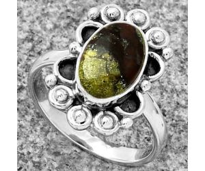 Dragon Blood Stone - South Africa Ring size-7 SDR185354 R-1207, 7x11 mm