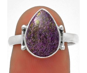Natural Purpurite - South Africa Ring size-7.5 SDR185384 R-1193, 9x13 mm