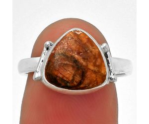 Natural Cherry Creek Ring size-7.5 SDR185387 R-1193, 10x10 mm