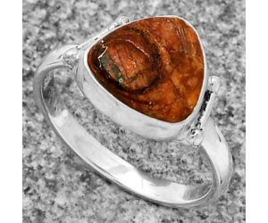 Natural Cherry Creek Ring size-7.5 SDR185387 R-1193, 10x10 mm