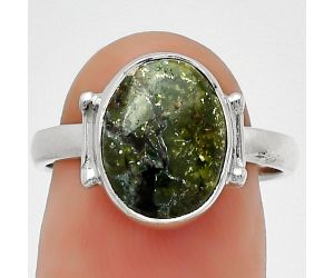 Dragon Blood Stone - South Africa Ring size-7.5 SDR185427 R-1193, 9x12 mm
