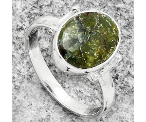 Dragon Blood Stone - South Africa Ring size-7.5 SDR185427 R-1193, 9x12 mm