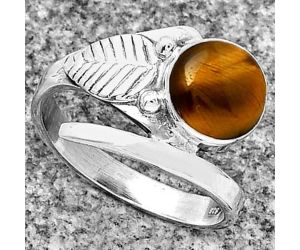 Natural Tiger Eye - Africa Ring size-7 SDR185701 R-1410, 8x8 mm