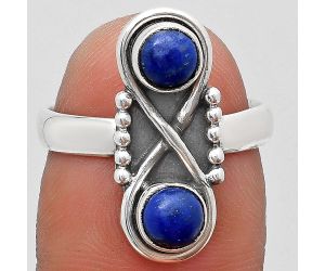 Natural Lapis Lazuli - Afghanistan Ring size-6.5 SDR186745 R-1516, 5x5 mm