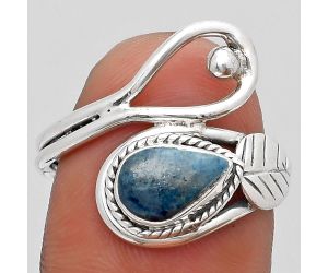 Natural Blue Scheelite - Turkey Ring size-7.5 SDR186767 R-1464, 6x9 mm
