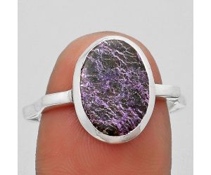 Natural Purpurite - South Africa Ring size-8.5 SDR186777 R-1004, 9x13 mm