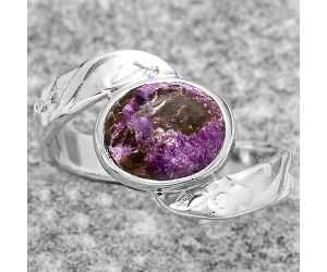 Natural Purpurite - South Africa Ring size-7.5 SDR186937 R-1232, 8x10 mm