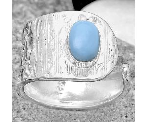 Adjustable - Natural Owyhee Opal Ring size-7 SDR187113 R-1319, 6x8 mm