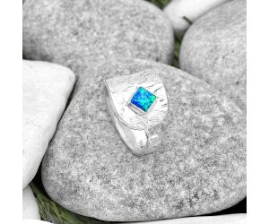 Adjustable - Fire Opal Ring size-7 SDR187241 R-1319, 5x7 mm